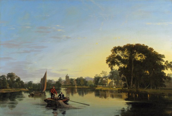 The Thames at Twickenham 1815 by Ebenezer Colls